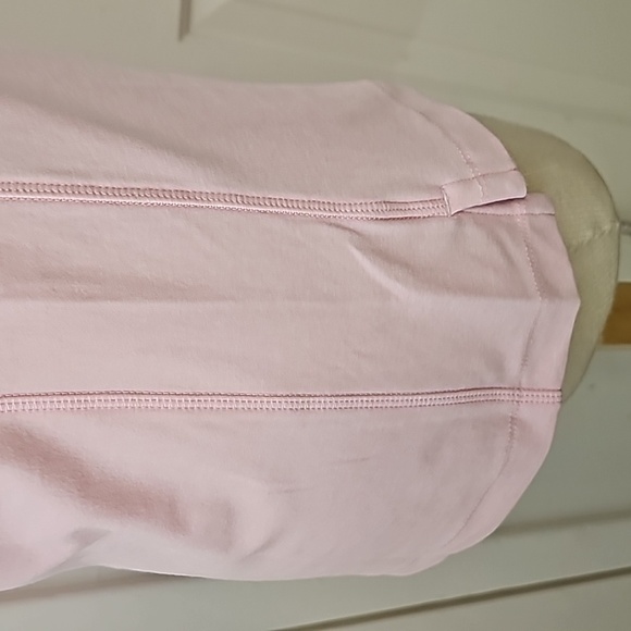 Peter millar pink long sleeve top Activewear. Henley style with zipper Excellent - Picture 6 of 12